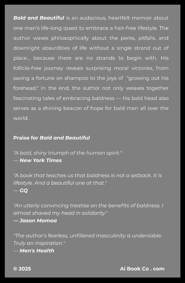 Bald and Beautiful: A Memoir (Personalized Hardcover)